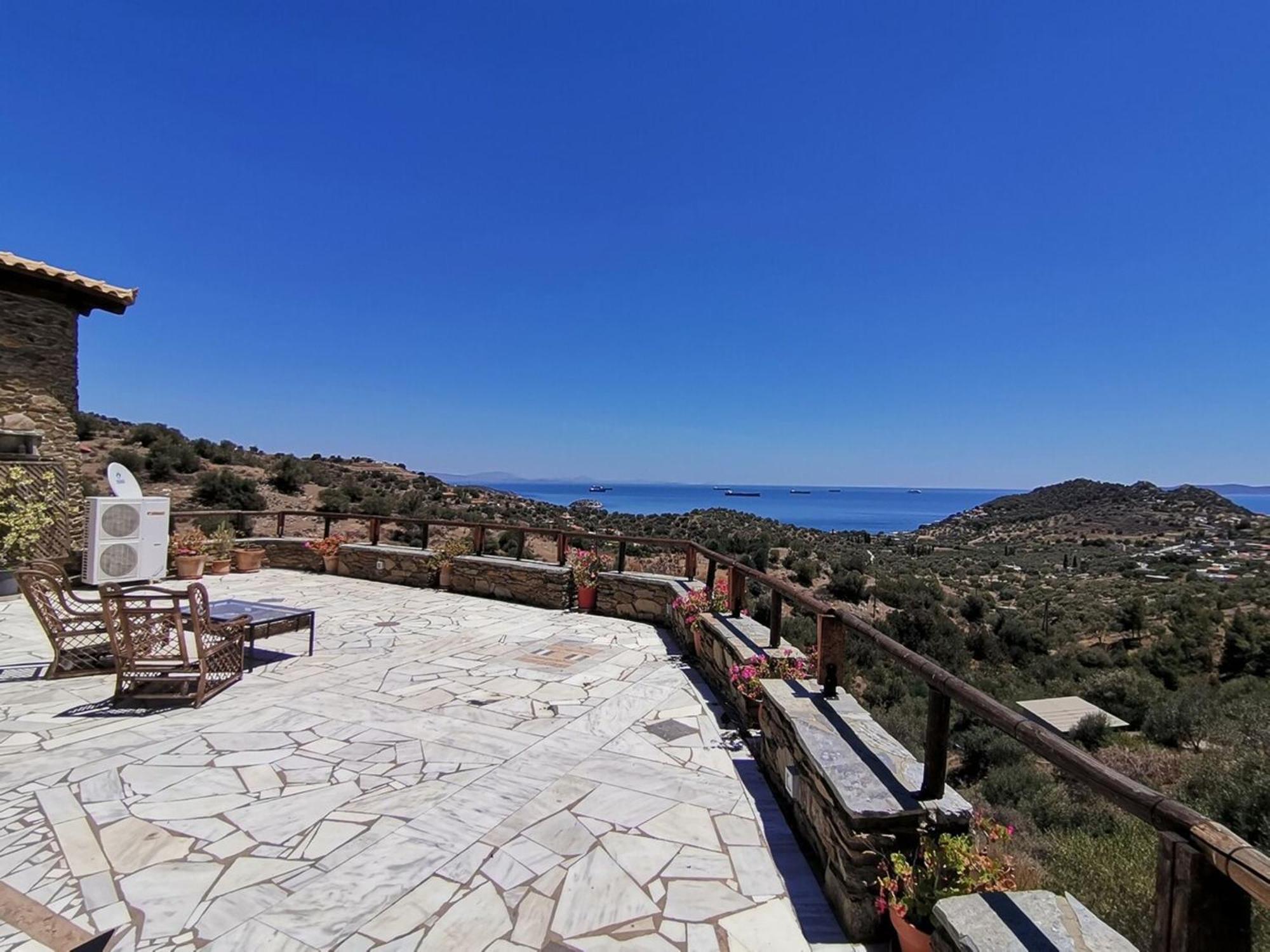 Saronic Citadel Seaside Villa Salamís Eksteriør bilde