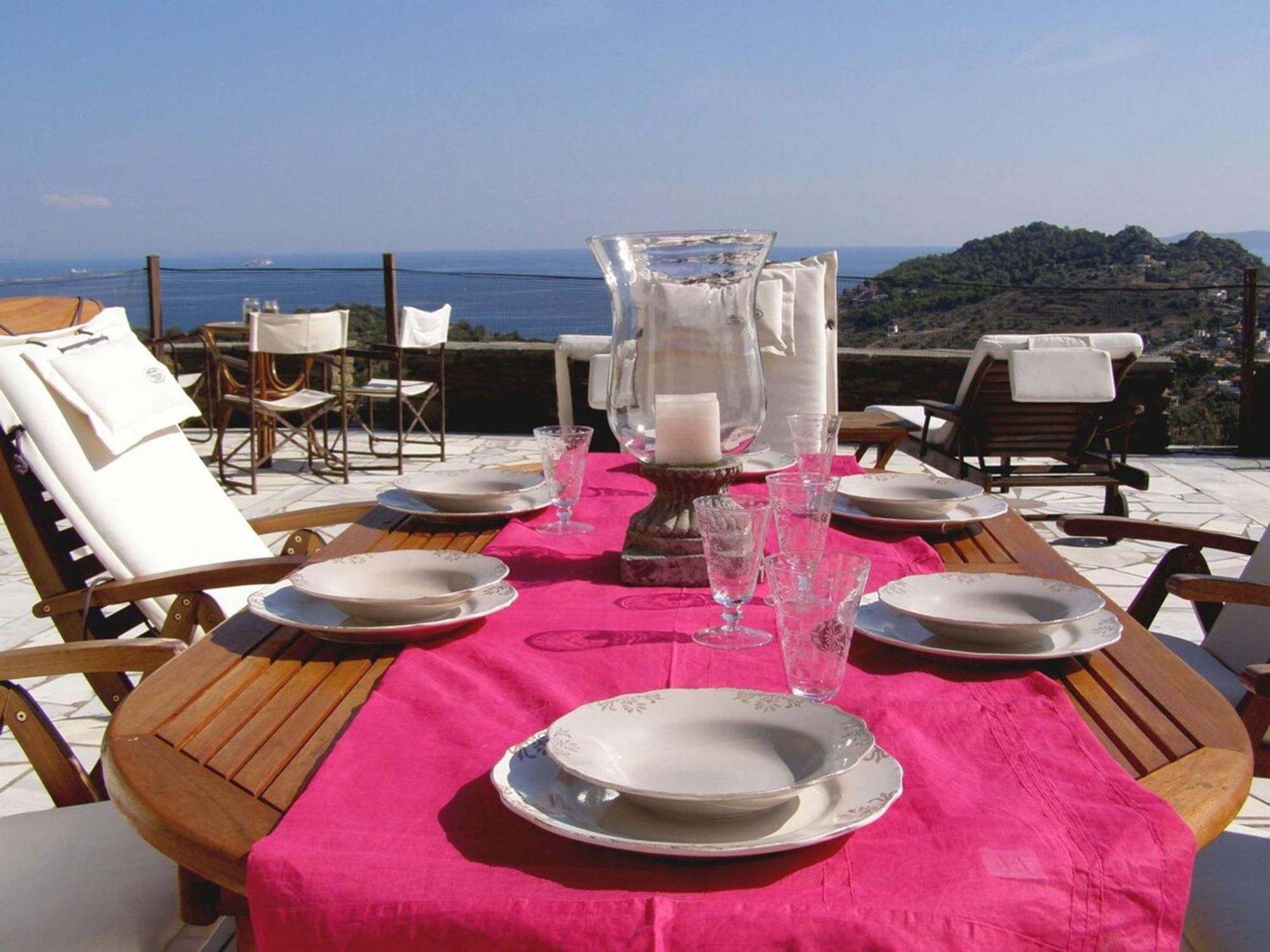 Saronic Citadel Seaside Villa Salamís Eksteriør bilde