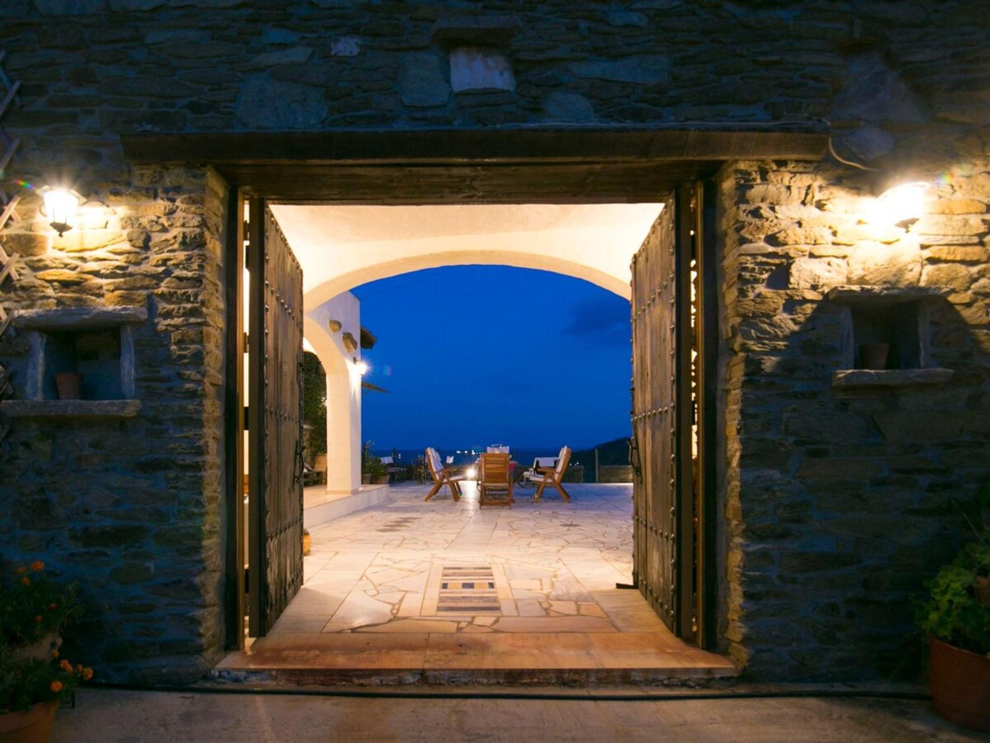 Saronic Citadel Seaside Villa Salamís Eksteriør bilde